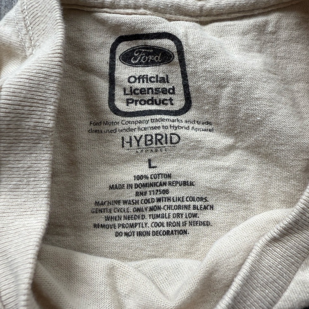 Hybrid Apparel Men’s Tan Ford Bronco T-Shirt - Picture 6 of 9